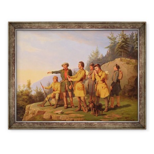 Tablou inramat - William Tylee Ranney - Prima vedere a lui Boone din Kentucky, 70 x 90 cm