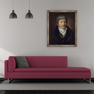 Tablou inramat - Willibrord Joseph Mahler - Antonio Salieri, 50 x 60 cm - Img 2