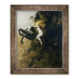 Tablou inramat - Wladyslaw Podkowinski - Frenezia de elatii sau frenezia viselor, 50 x 60 cm