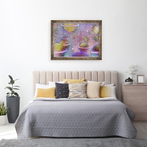 Tablou inramat - Yoyo Zhao - Univers, 70 x 90 cm - Img 3