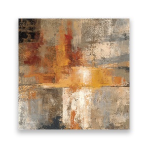 Tablou Canvas - Abstract, Galben-Auriu, 60 x 60 cm