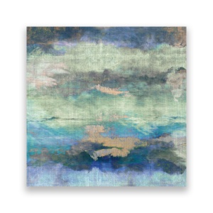 Tablou Canvas - Abstract, Modern, Pictura, Albastru, Cer, Apa 60 x 60 cm