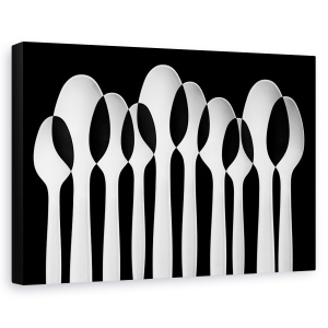 Tablou canvas - Abstract: Padure, Abstract, Linguri, Padure, Plastic, 80 x 120 cm