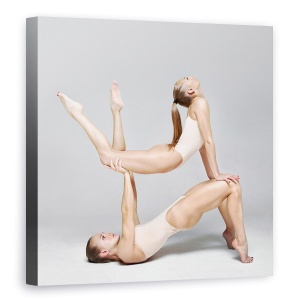 Tablou canvas - Acrobat, Pozeaza, Acrobat, Echilibru, 90 x 90 cm