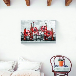 Tablou decorativ canvas Adventure Park 60x80 cm cu peisaj vibrant