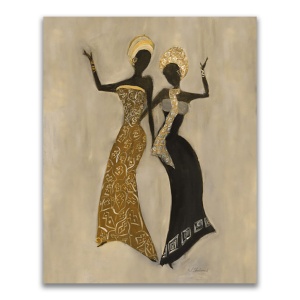 Tablou Canvas - Afro, Figurativ, Modern, Galben, 40 x 50 cm