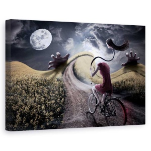 Tablou canvas - Aiurit, Joc de la Cuvinte, Ireal, Distorsiune, Montaj, 60 x 90 cm