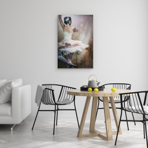 Tablou canvas - Am Dansat Cu O Voce Soptita, Balet, Dansatoare, 60 x 90 cm - Img 4