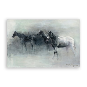 Tablou Canvas - Animal, Cai, Ceata, Pictura, 60 x 90 cm