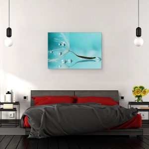 Tablou canvas - Apa, Papadie, Samanta, Reflectie, Cadere, 40 x 60 cm - Img 3