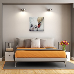 Tablou canvas - Aproape De Tine, Lebada, Cygnet, Ingrijire, Tanar, Cuibarit, 90 x 90 cm - Img 3