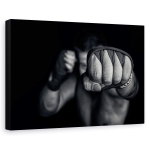 Tablou canvas - Aripa stanga, Sport, Pumn, Boxer, Actiune, 40 x 60 cm