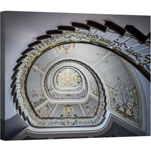 Tablou canvas - Art Nouveau in Riga, Muzeu, Scara, Letonia, Trepte, Decorare, 60 x 75 cm
