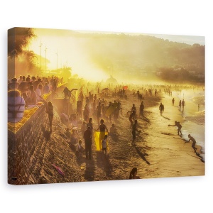 Tablou canvas - Atmosfera, Plaja, Oameni, Apa, Calatorie, Vacanta, 40 x 60 cm