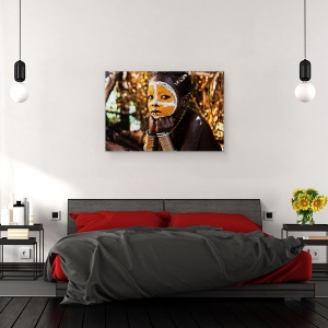 Tablou canvas - Baiat, Suri, Africa, Oameni, Ethiopia, Originar, Indigene, 40 x 60 cm - Img 3