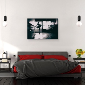 Tablou canvas - Balerina, Balet, Balerina, Dansand, 80 x 120 cm - Img 3