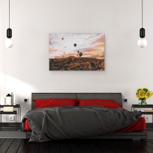 Tablou canvas - Balon Cu Aer Cald, Balon Cu Aer Cald, Zbor, 60 x 90 cm - Img 3