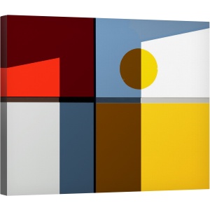 Tablou canvas - Cadrane, Linii, Culori, Forme, Cadrane, Geometrie, Grafic, 60 x 75 cm
