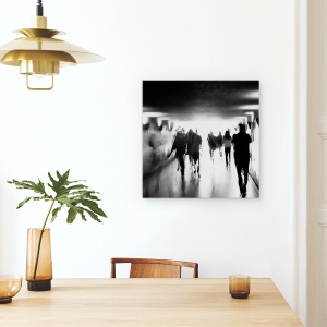Tablou canvas - Cai Subterane, Paris, Tunel, Stret, Fantome, Fantoma, 90 x 90 cm - Img 4