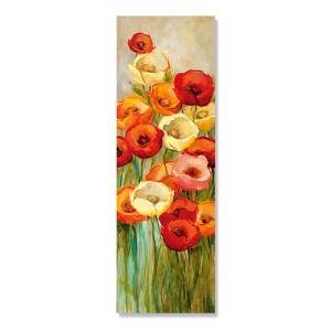 Tablou Canvas - Camp de maci, Flori, 40 x 100 cm