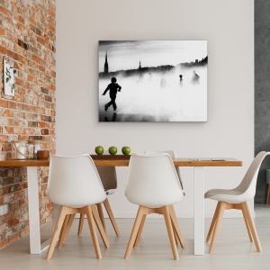 Tablou canvas - Ceata De Bucurie, Ceata, Vapori, Vaporos, Bordeaux, Franta, 50 x 70 cm - Img 4