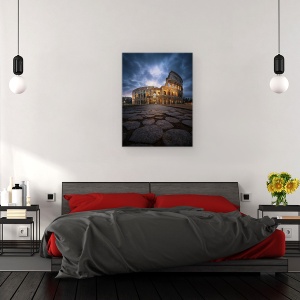 Tablou canvas - Colosal, La Roma, Reper, Italia, Arhitectura, Faimos, 50 x 70 cm - Img 3