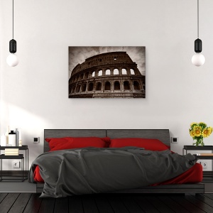 Tablou canvas - Colosseum, La Roma, Ruina, Arhitectura, Monument, 40 x 60 cm - Img 3