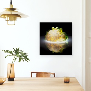 Tablou canvas - Conopida, Legume, Verde, Alimente, Bucatarie, 60 x 60 cm - Img 4