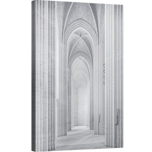 Tablou canvas - Copenhaga, Biserica, Catedrala, Piloni, Tavan, Interior, 40 x 60 cm