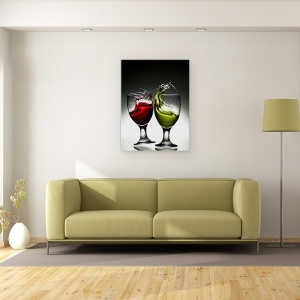 Tablou canvas - Dansul Sticlei, Liniste, Reflectie, 50 x 70 cm - Img 2