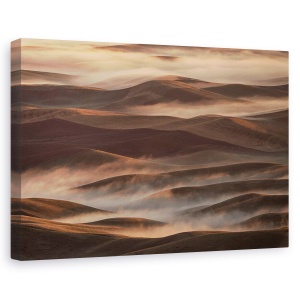 Tablou canvas - Dimineata Devreme La Palouse, Primavara, Rasarit De Soare, 40 x 60 cm