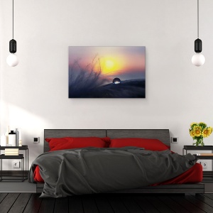 Tablou canvas - Dimineata, Picatura, Macro, 40 x 60 cm - Img 3
