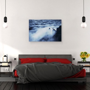 Tablou canvas - Dincolo de Nori, Demerdji, Munte, Pin, Nor, Stanca, Ucraina, 80 x 120 cm - Img 3