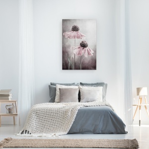 Tablou canvas - Duet, Heleniu, Sneezeweed, Roz, Floral, 80 x 120 cm - Img 3