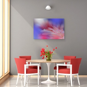 Tablou canvas - Explozie Colorata, Perla, Picatura, Apa, Picatura, Floare, 60 x 90 cm - Img 4