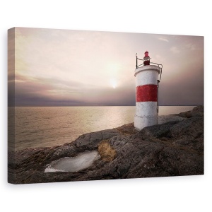Tablou canvas - Farul, Peisaj, Maritim, Oxelosund, Suedia, 80 x 120 cm