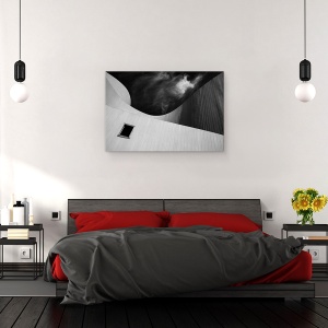 Tablou canvas - Fereastra, Modern, Arhitectura, Val, 60 x 90 cm - Img 3