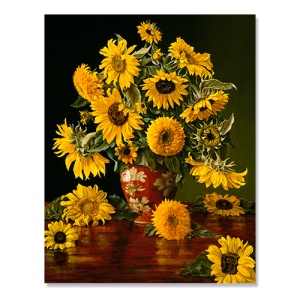 Tablou Canvas - Floarea Soarelui, Flori, Vara, 60 x 75 cm