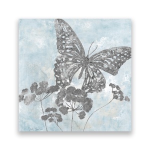 Tablou Canvas - Floral, Fluturi, 60 x 60 cm