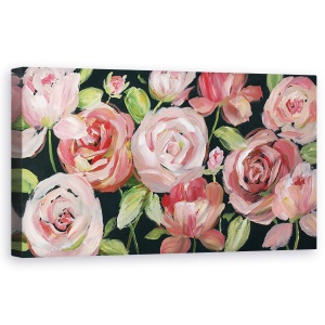 Tablou canvas - Flori, Catifea Rosie, Pictura, 50 x 100 cm