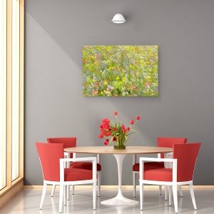 Tablou canvas - Flori De Camp De Vara, Impresionism, Vara, Sezon, 60 x 90 cm - Img 4