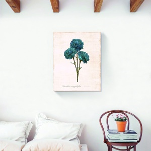 Tablou canvas flori albastre 60x75 cm