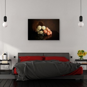 Tablou canvas - Flori, Natura moarta, Lumina, 80 x 120 cm - Img 3