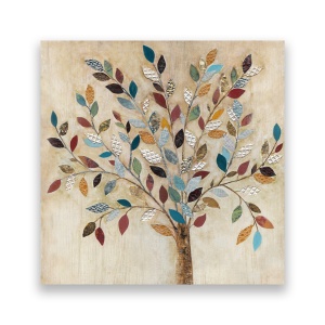 Tablou Canvas - Frunze, Modern, Multicolor, 60 x 60 cm