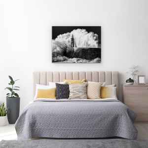 Tablou canvas - Furtuna, Far, Furtuna, Peisaj, Spania, Asturias, 60 x 80 cm - Img 3