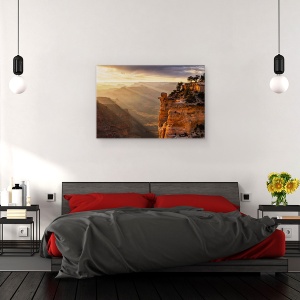 Tablou canvas - Furtuna, Peisaj, Apus De Soare, Furtuna, Parc, Marele Canion, 60 x 90 cm - Img 3
