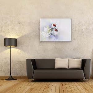 Tablou Canvas - Gargarite, Buburuza, Floare, 60 x 80 cm - Img 2