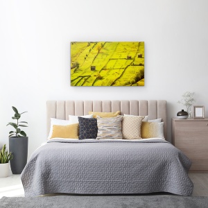 Tablou canvas - Geometric, Sadova, Romania, Toamna, Verde, Rural, Rural, 50 x 80 cm - Img 3