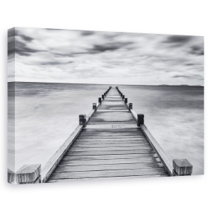 Tablou canvas - Imbarcare, Plaja, Mare, Pier, Nor, Apa, 40 x 60 cm