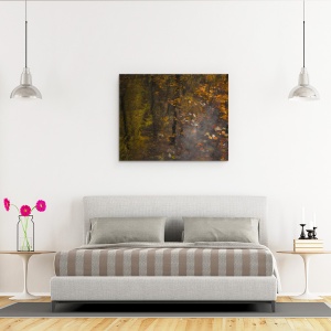 Tablou canvas - Impresie De Toamna, Frunze, Pictural, 60 x 75 cm - Img 3